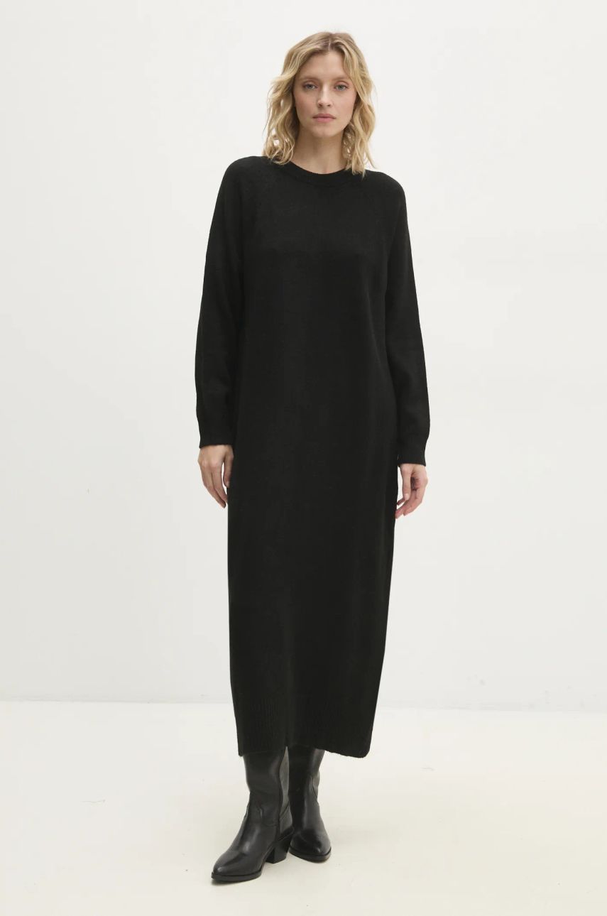 Answear Lab rochie culoarea negru, maxi, oversize