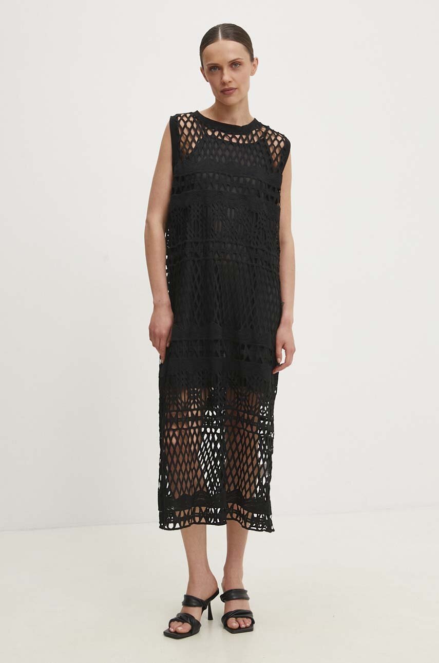 Φόρεμα Answear.LAB χρώμα: μαύρο φωτογραφία