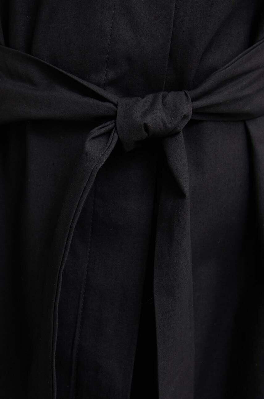 Бавовняна сукня Answear Lab колір чорний mini oversize