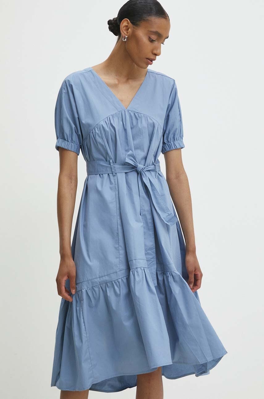 Answear Lab rochie din bumbac mini, evazati Answear Lab rochie din bumbac mini, evazati