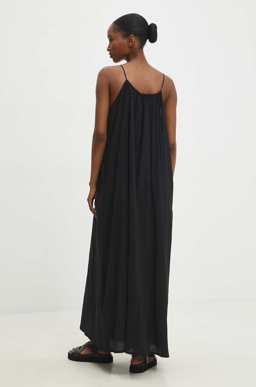 Сукня Answear Lab колір чорний maxi oversize 
