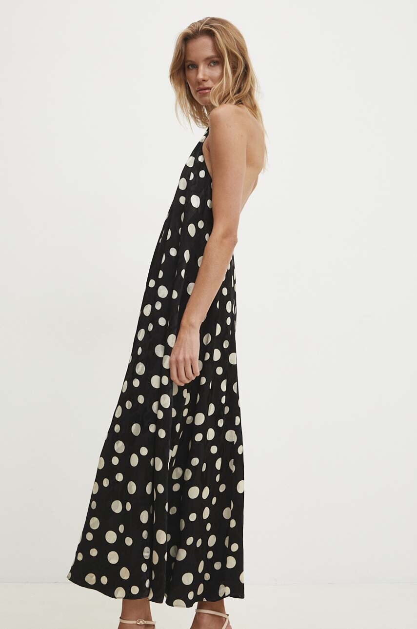 Answear Lab rochie culoarea negru, maxi, evazati