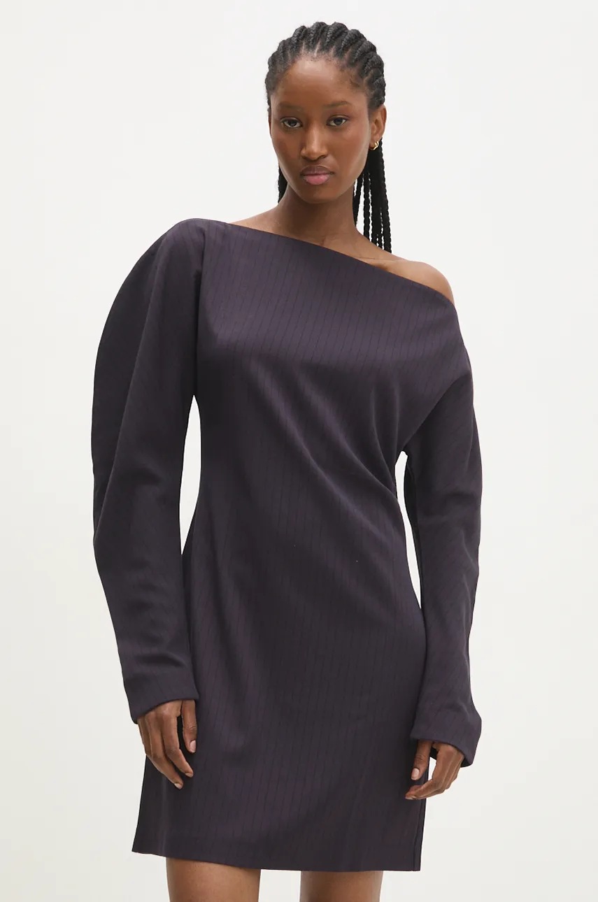 Answear Lab rochie culoarea violet, mini, evazată