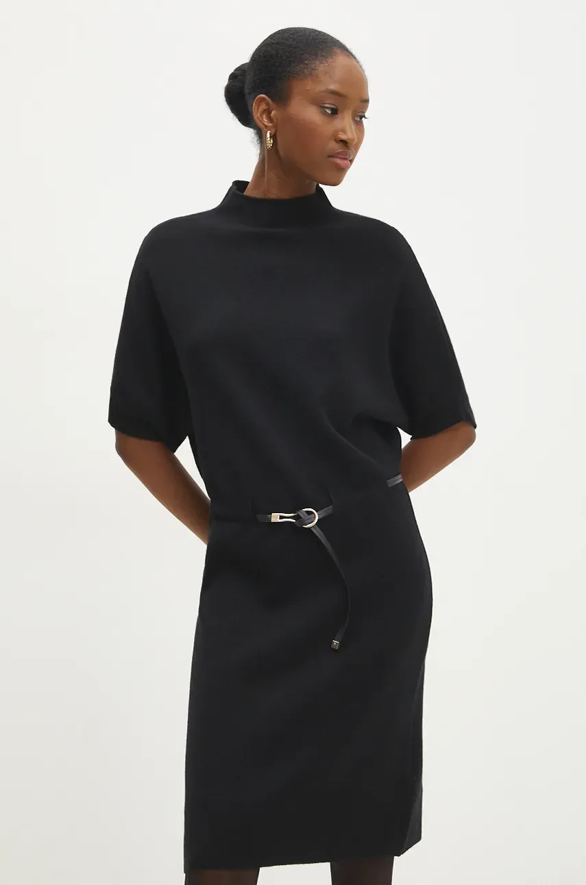 Сукня Answear Lab колір чорний mini oversize