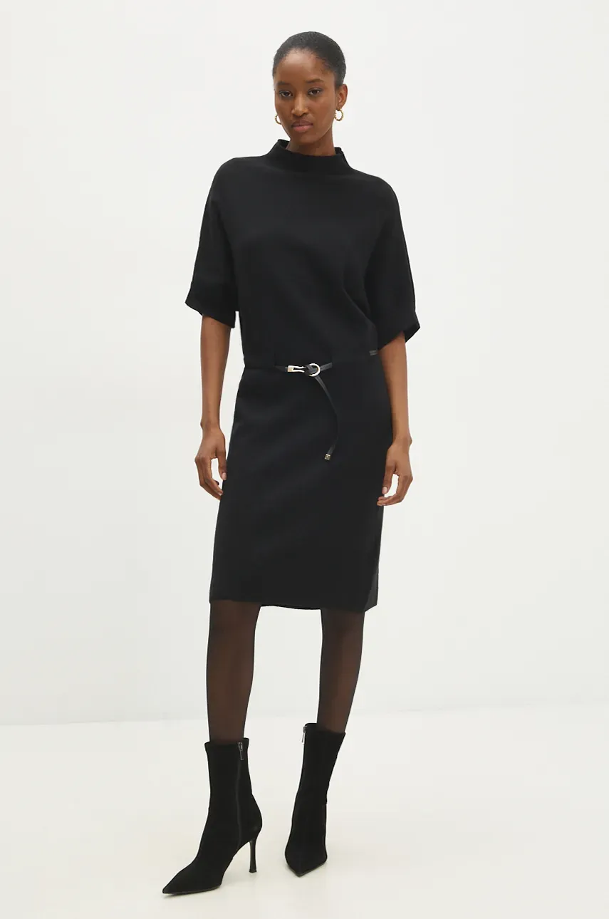 Сукня Answear Lab колір чорний mini oversize