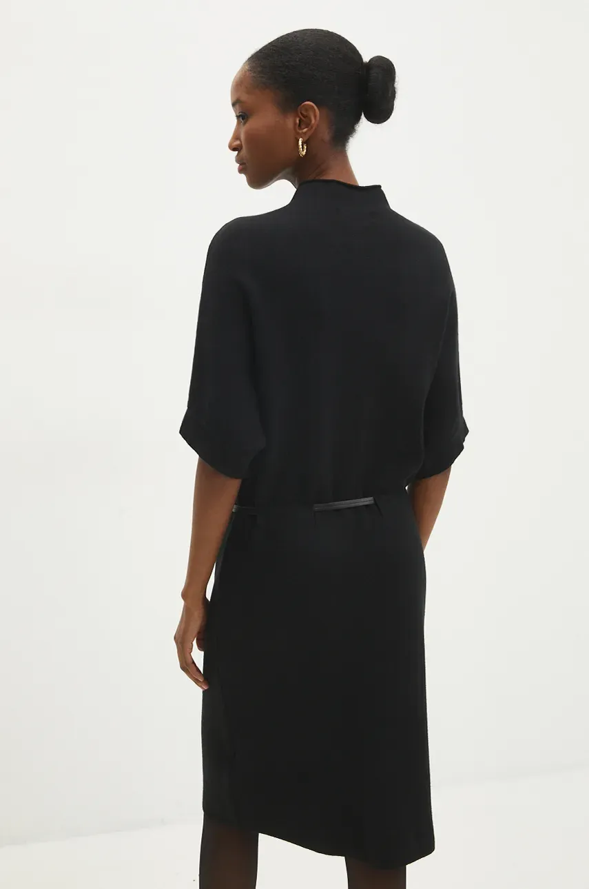 Сукня Answear Lab колір чорний mini oversize
