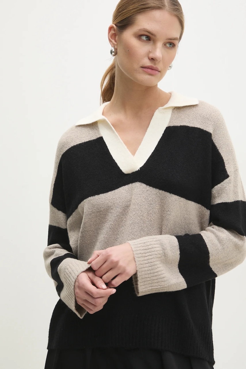 Answear Lab pulover femei, culoarea maro, light