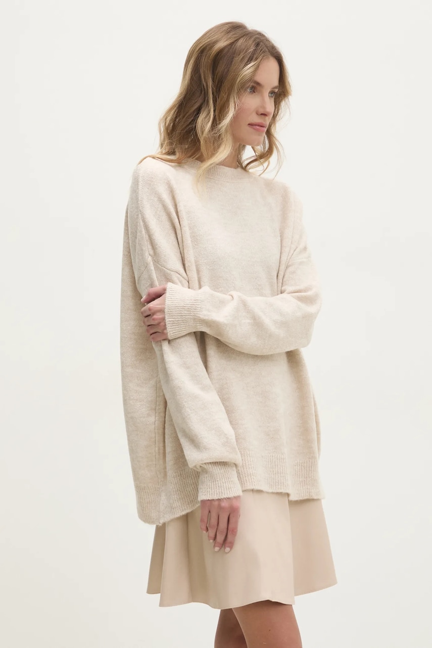 Answear Lab pulover femei, culoarea albastru marin Answear Lab pulover femei, culoarea albastru marin