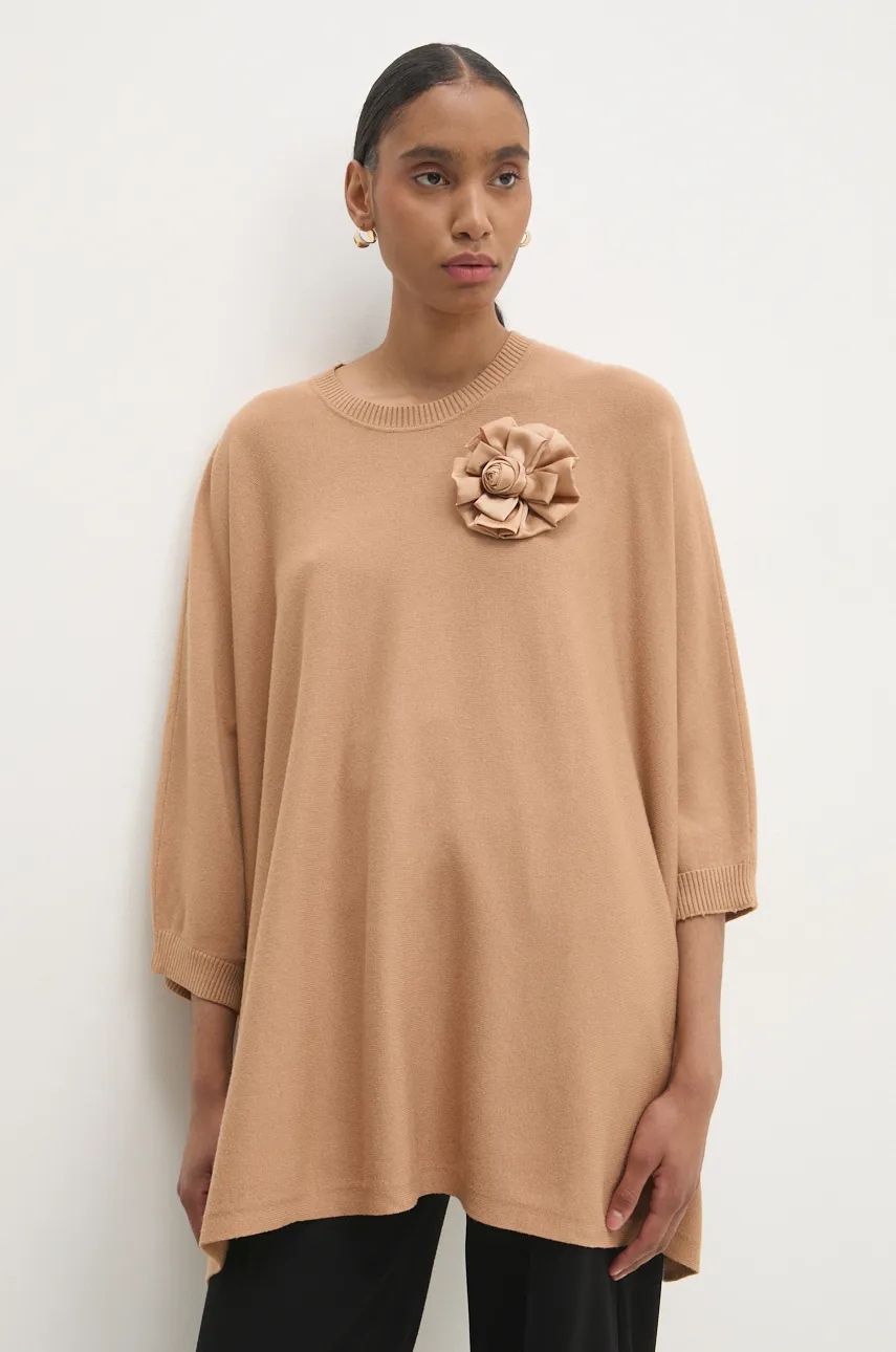 Answear Lab pulover femei, culoarea maro Answear Lab pulover femei, culoarea maro