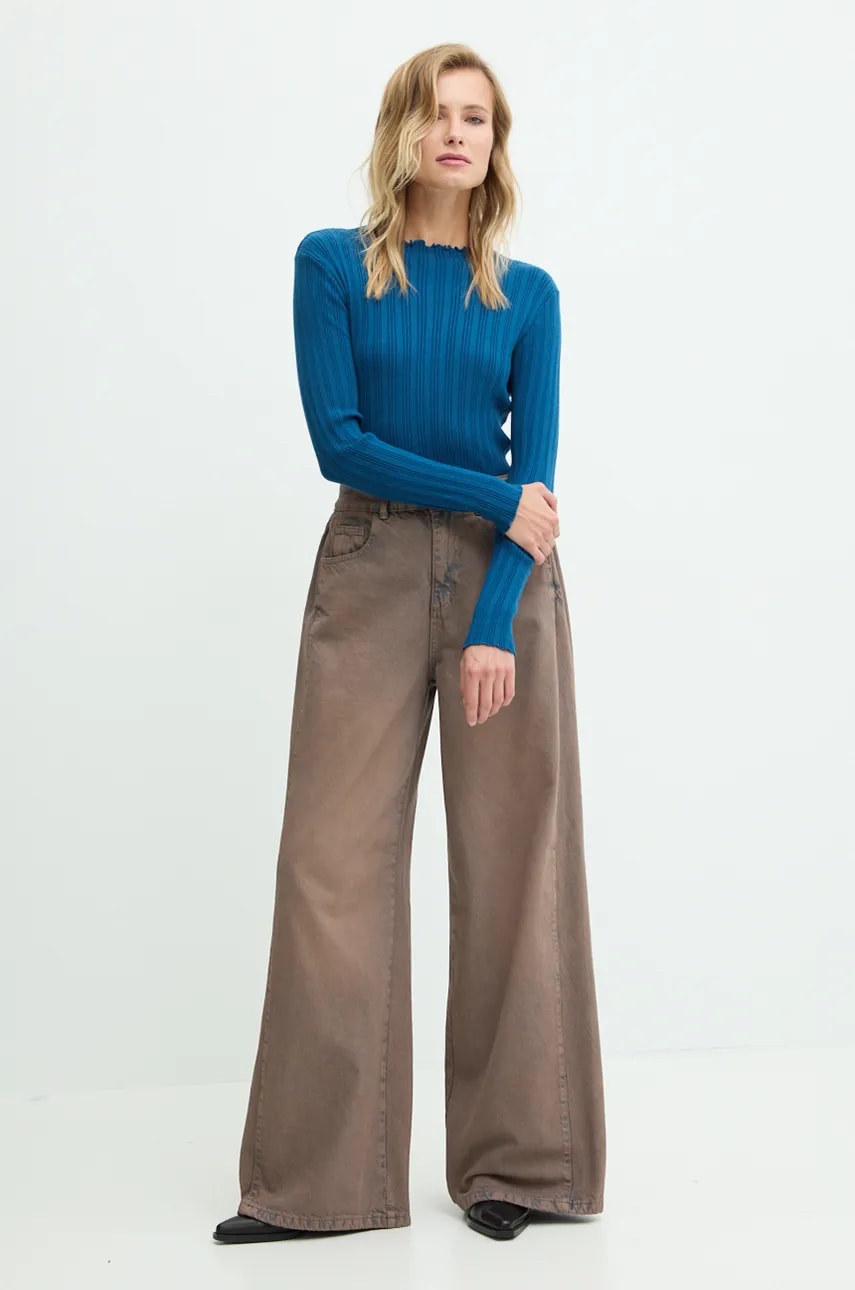 Answear Lab pulover femei, light, cu turtleneck