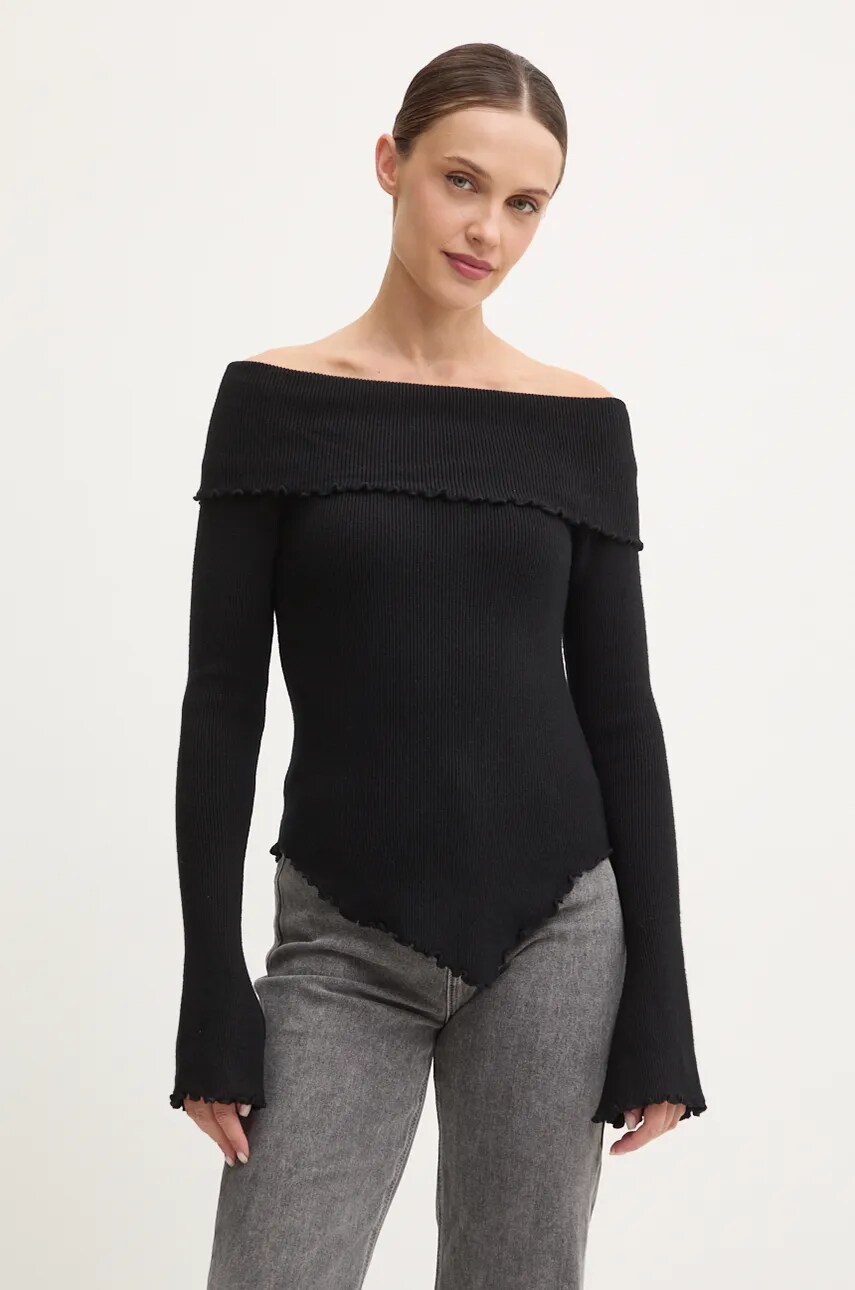 Answear Lab pulover femei, culoarea negru, light