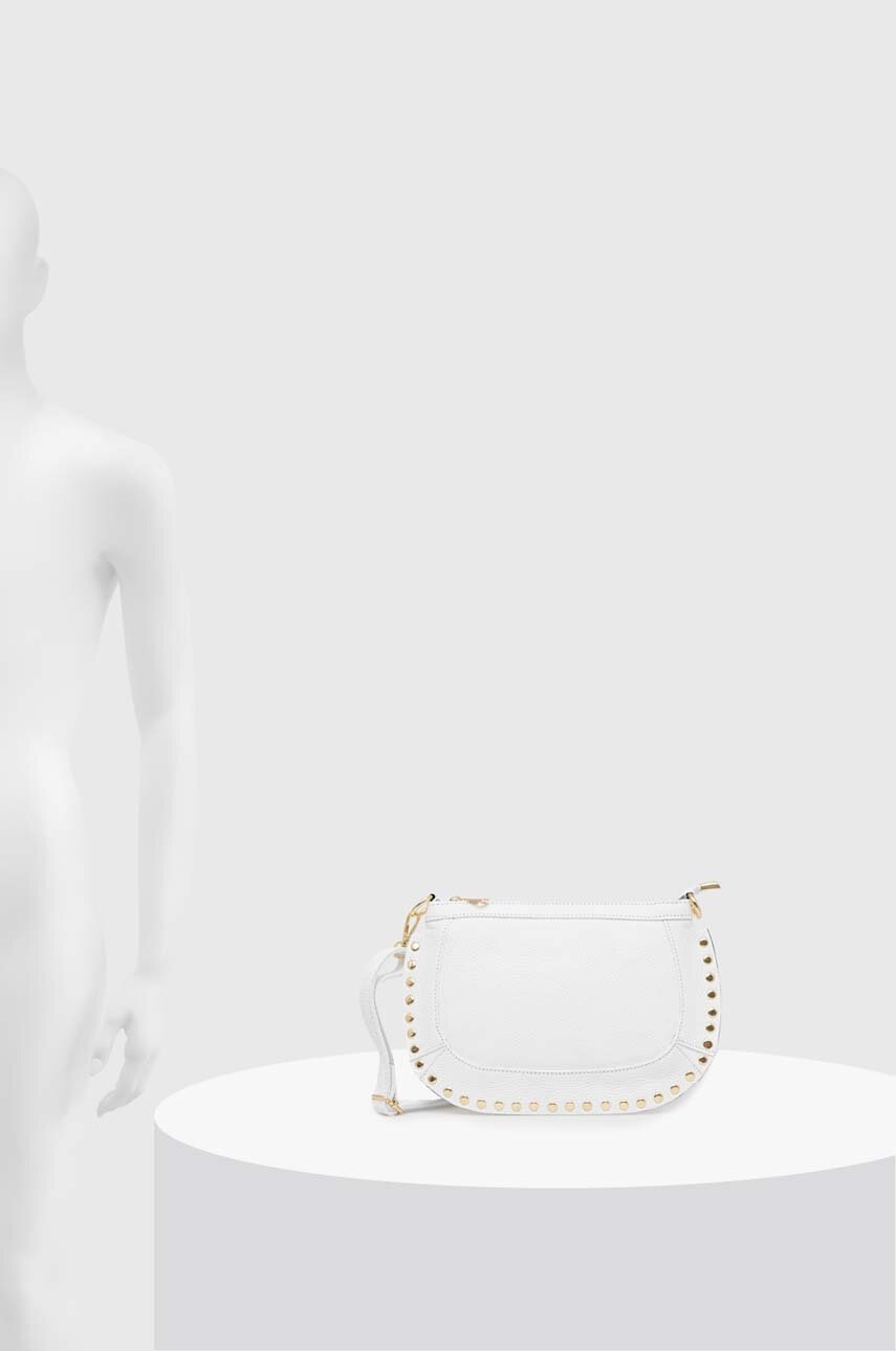 Δερμάτινη τσάντα Answear.LAB χρώμα: άσπρο φωτογραφία