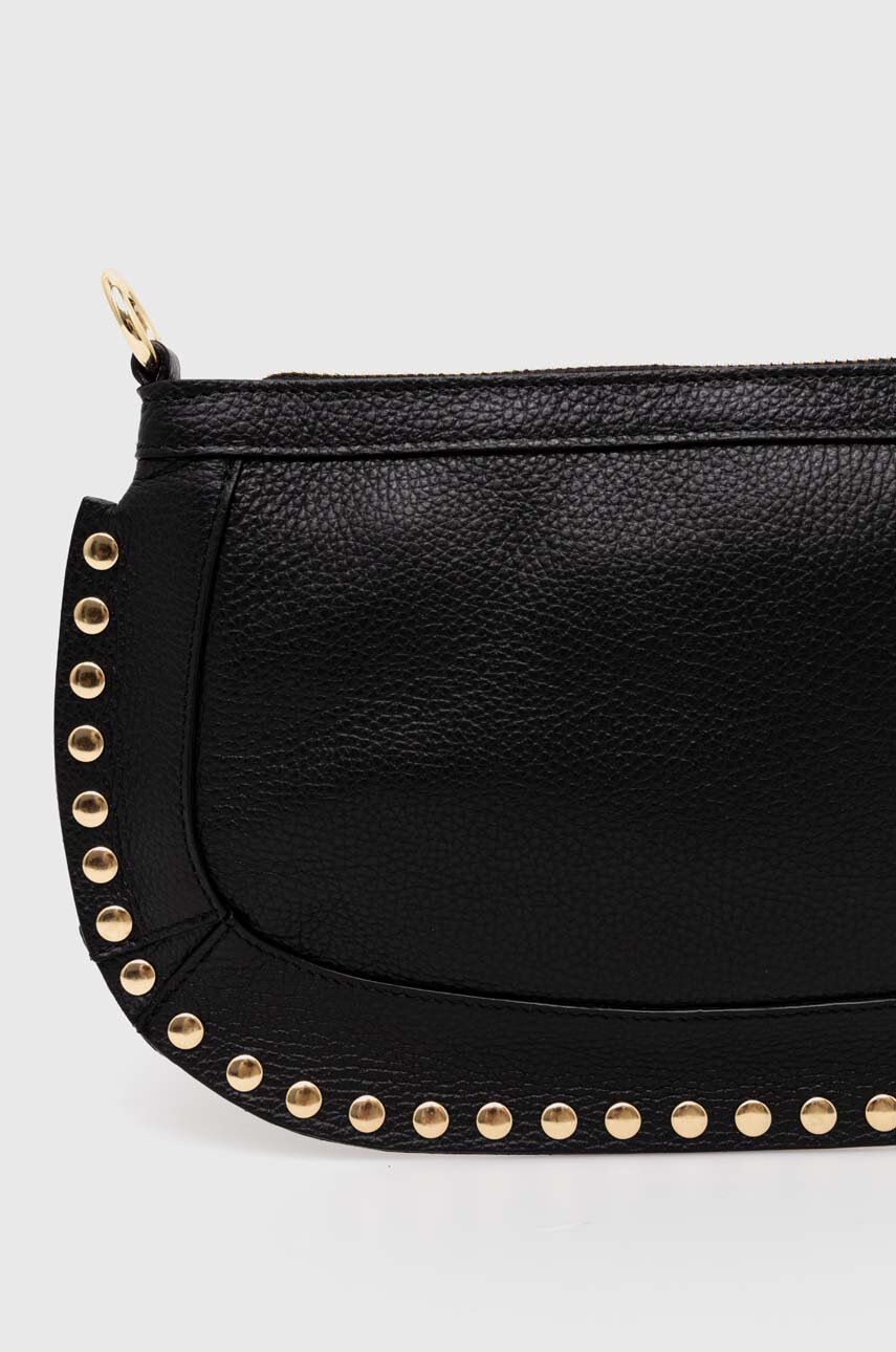 Δερμάτινη τσάντα Answear.LAB χρώμα: μαύρο φωτογραφία