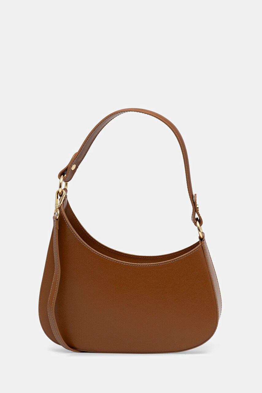 Answear Lab poseta de piele culoarea roz