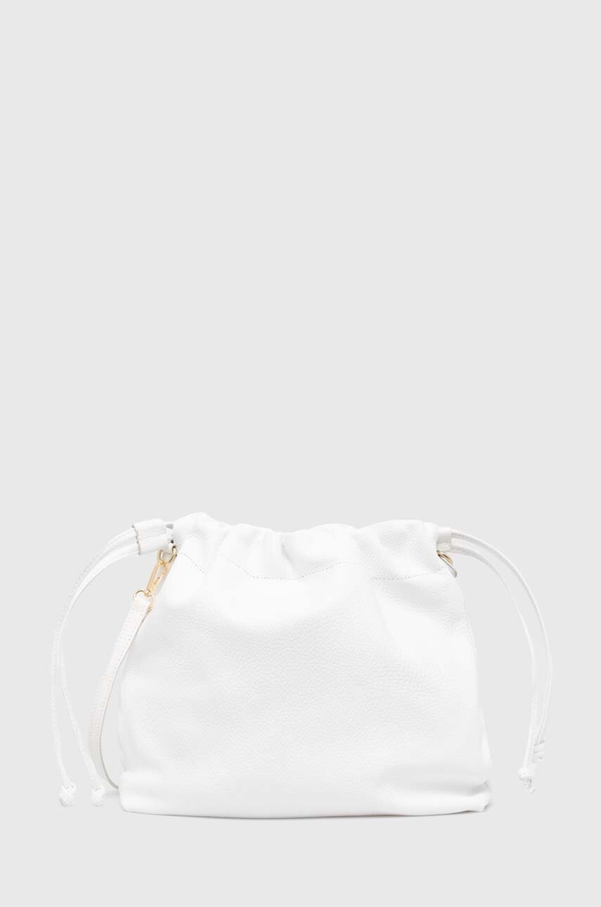 

Кожена чанта Answear Lab в бяло, Бял