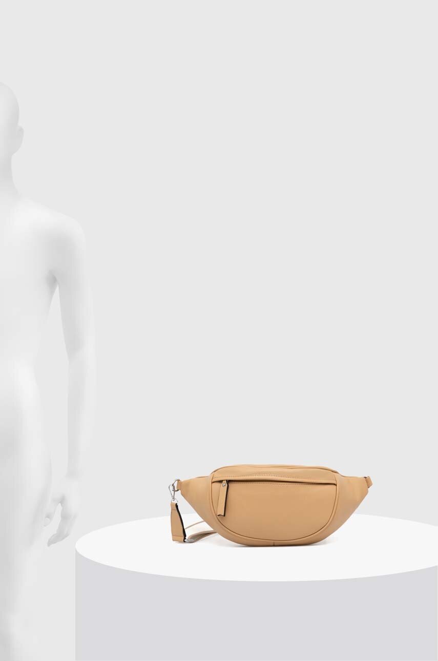 Τσάντα φάκελος Answear.LAB χρώμα: καφέ φωτογραφία