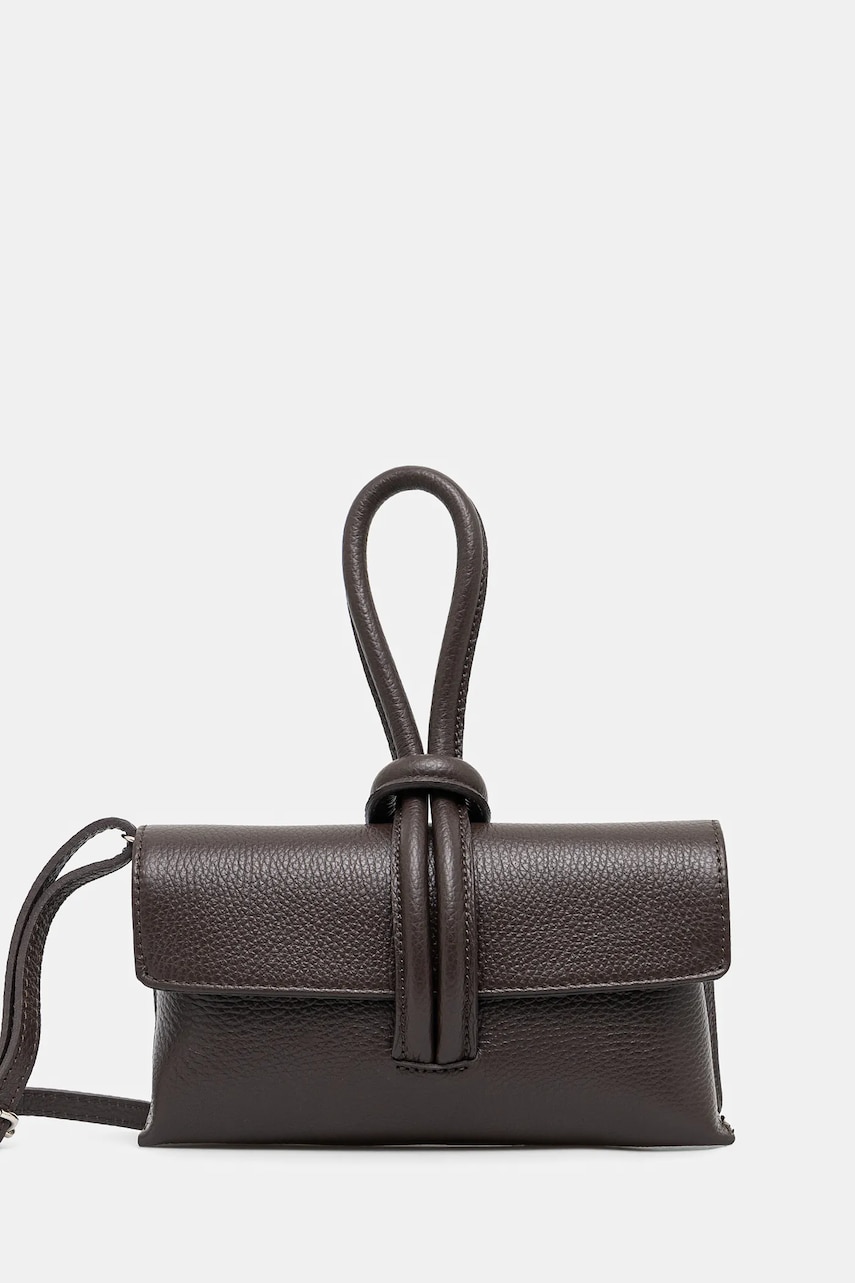Answear Lab poseta piele culoarea maro