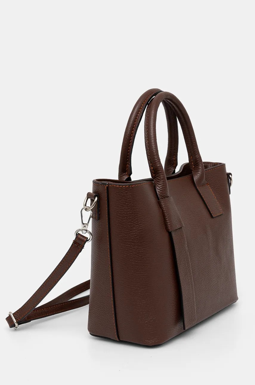 Кожаная сумочка Answear.LAB цвет коричневый