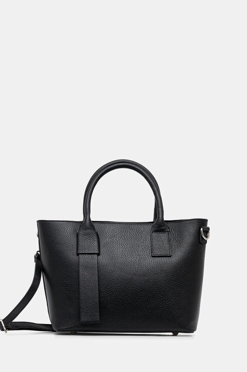 Answear Lab poseta de piele culoarea maro