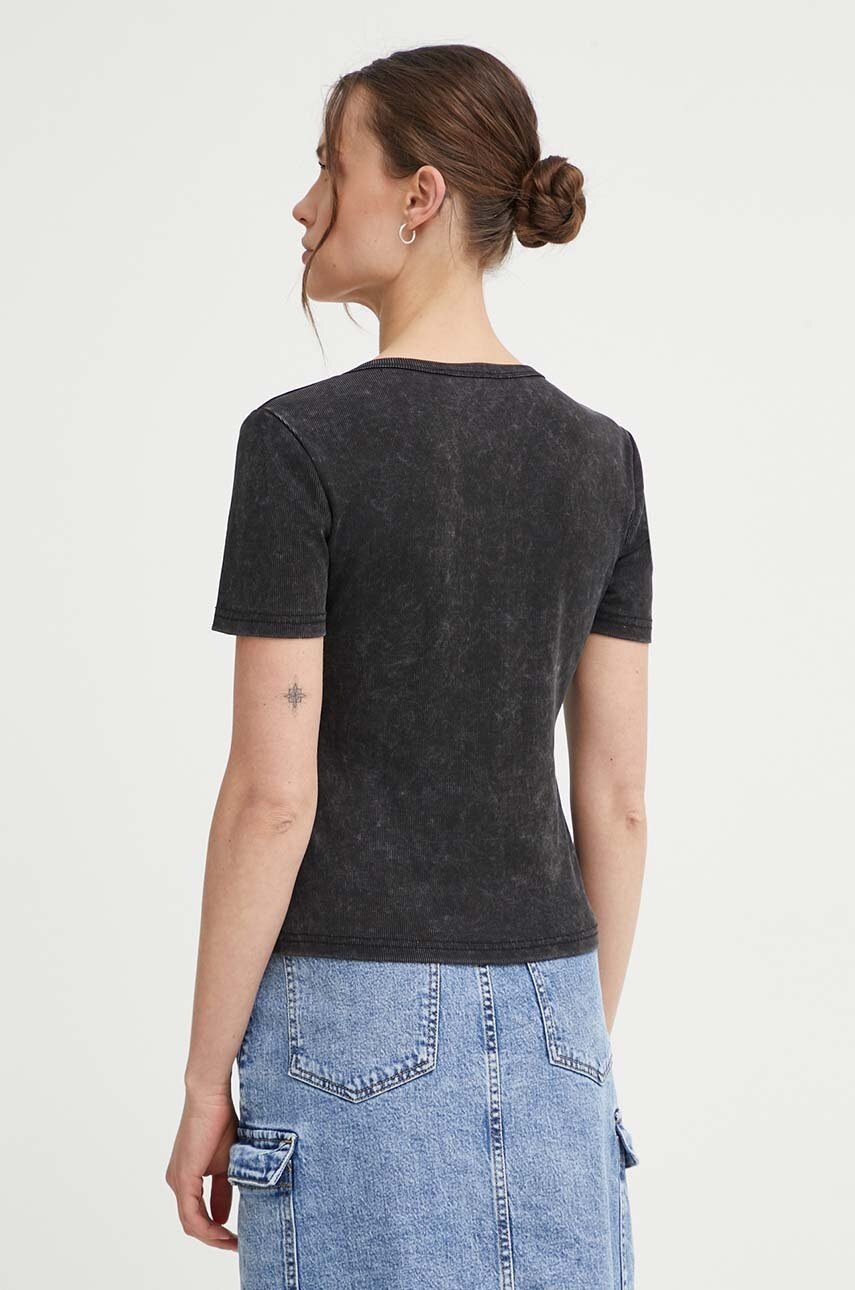 Μπλουζάκι Answear.LAB χρώμα: μαύρο φωτογραφία