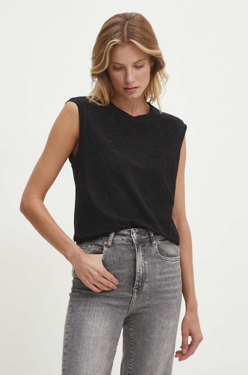 Answear Lab top femei, culoarea negru