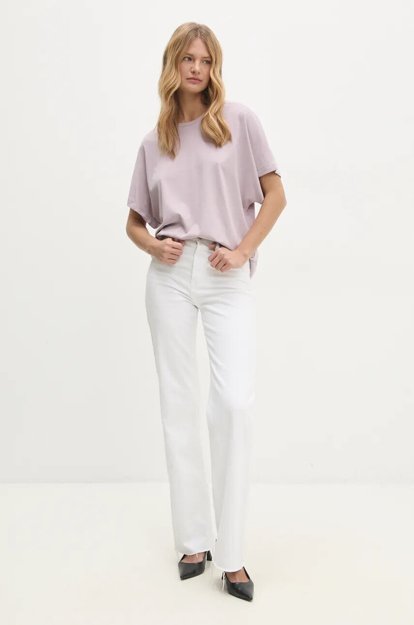 Answear Lab tricou femei, culoarea roz