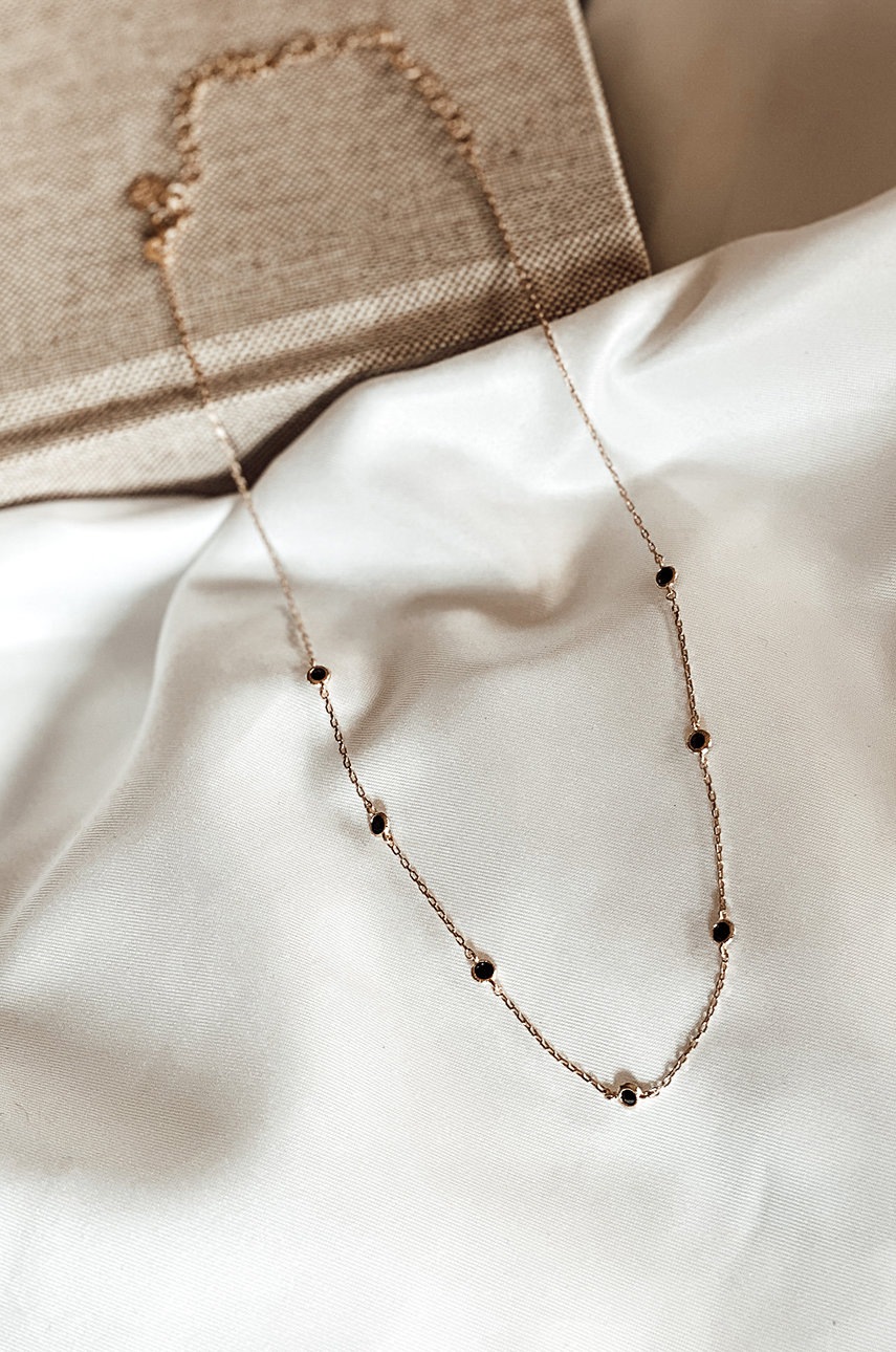 Κολιέ από επιχρυσωμένο ασήμι Ania Kruk Oval χρώμα: χρυσαφί φωτογραφία