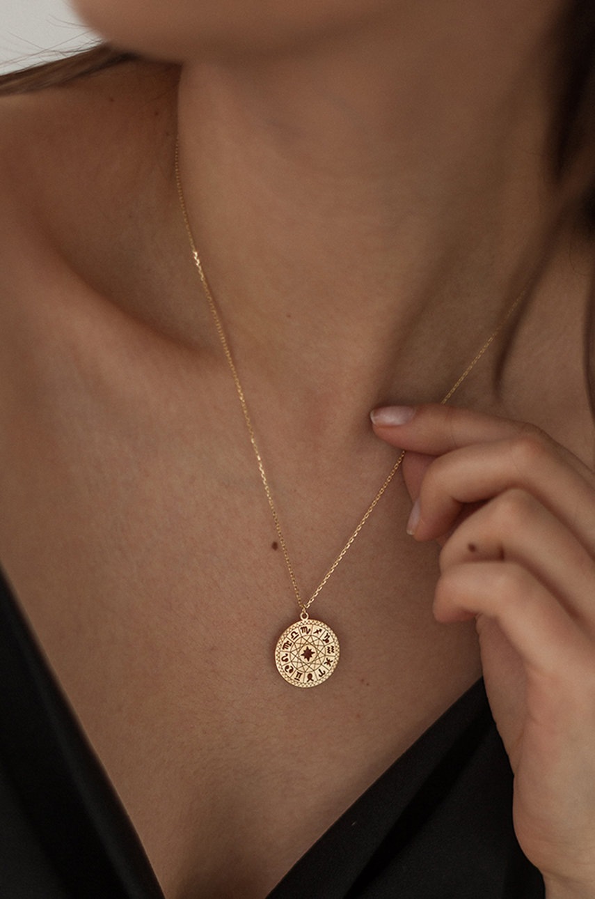 Κολιέ από επιχρυσωμένο ασήμι ANIA KRUK φωτογραφία