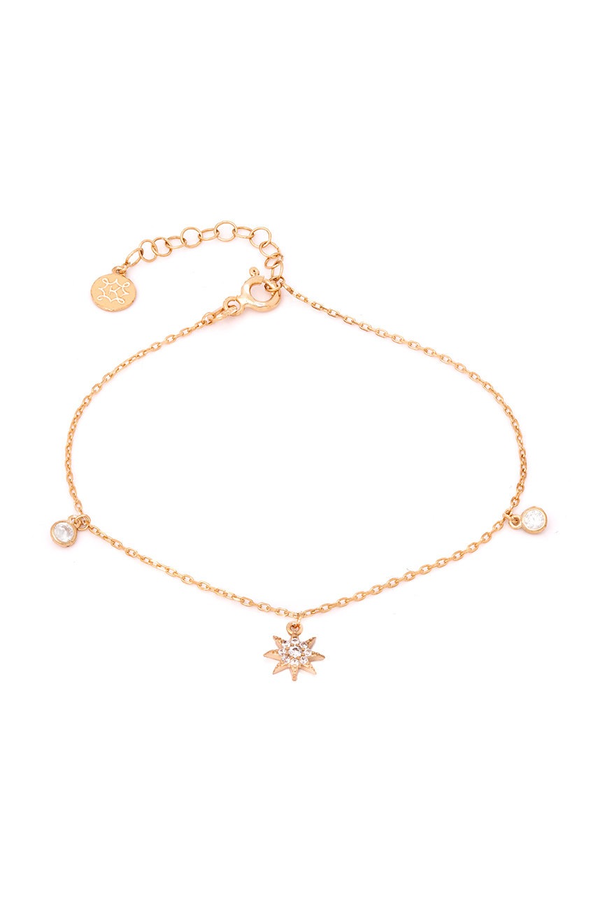 ANIA KRUK Βραχιόλι από επιχρυσωμένο ασήμι ANIA KRUK Sky