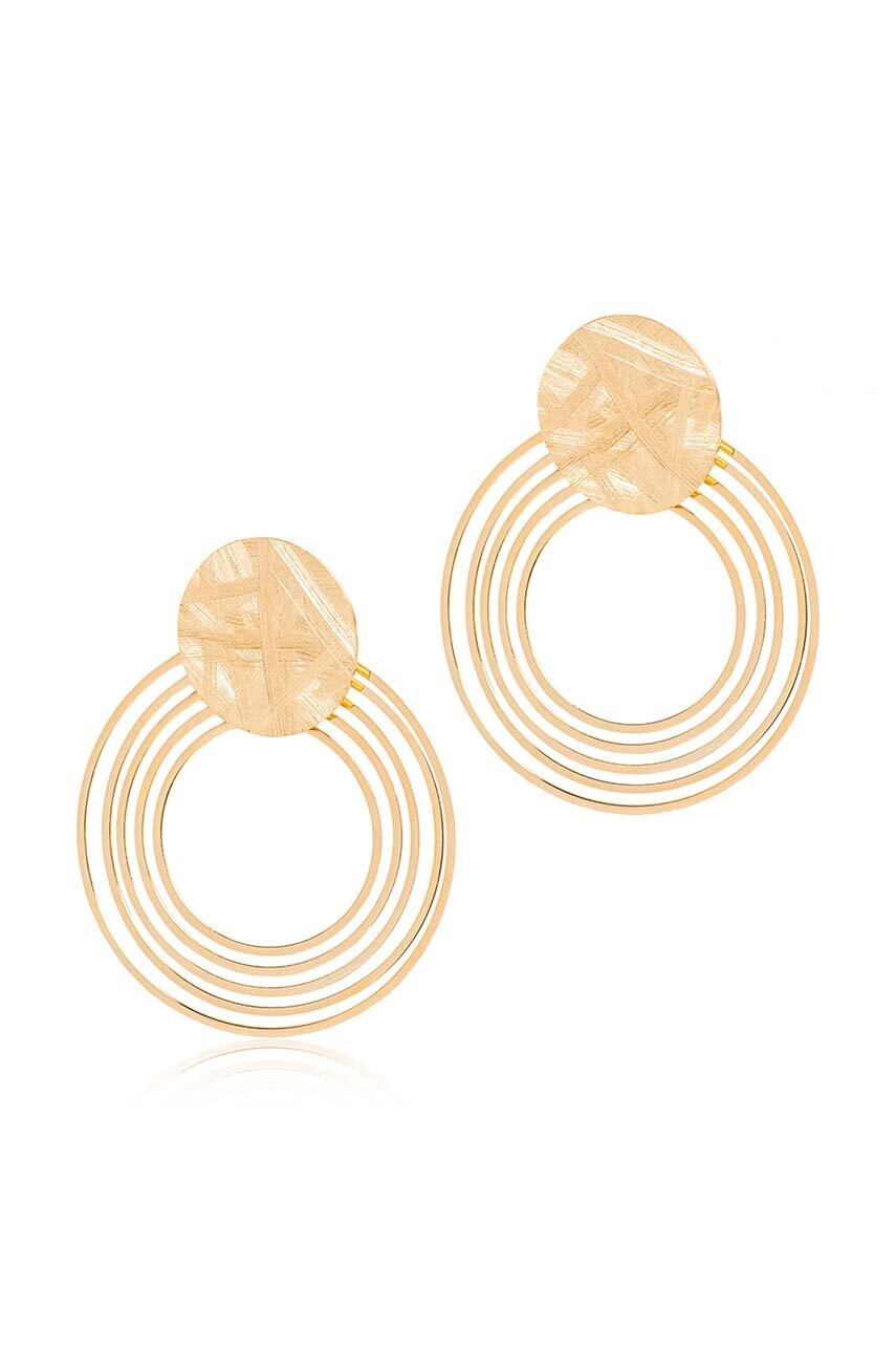 ANIA KRUK Ασημένια επιχρυσωμένα σκουλαρίκια ANIA KRUK VINTAGE