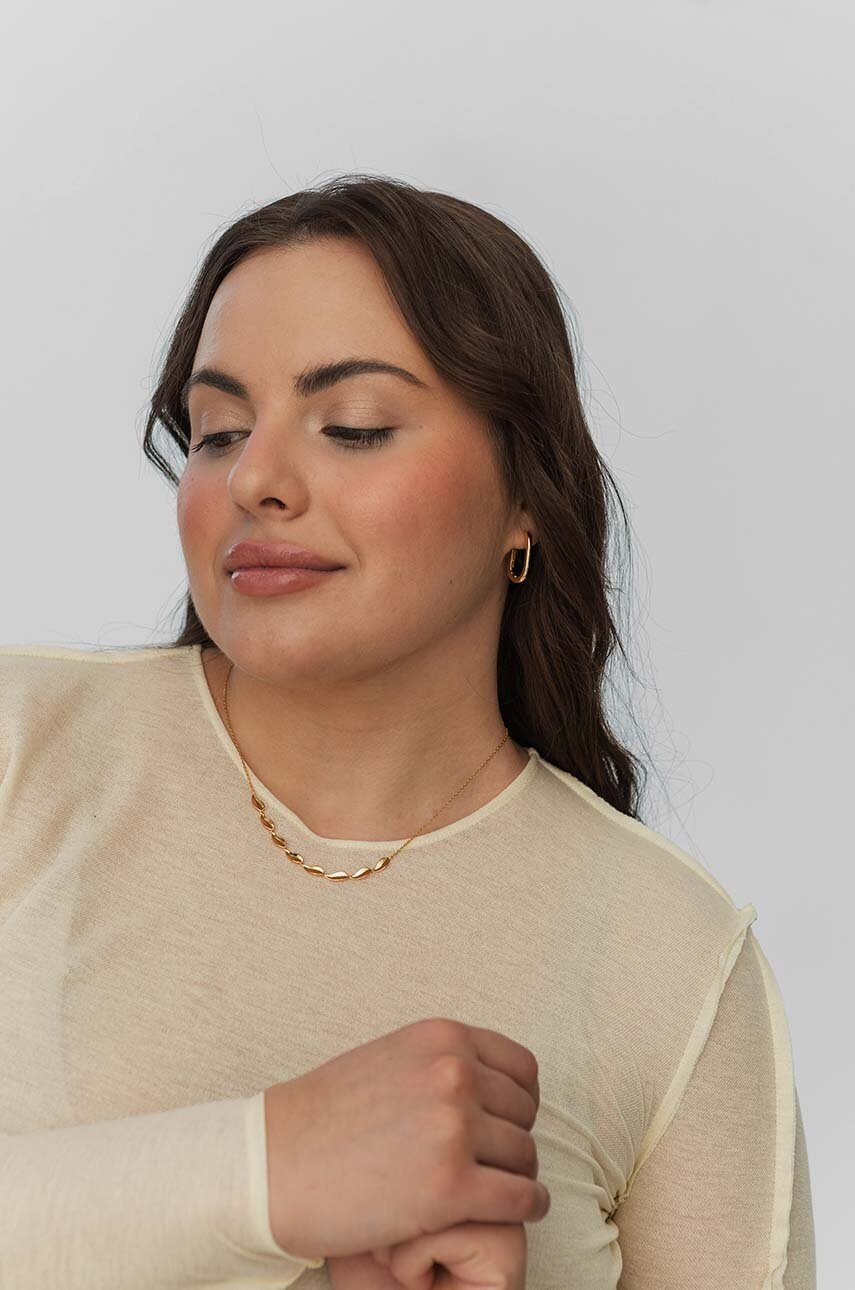 Κολιέ από επιχρυσωμένο ασήμι ANIA KRUK HIPPIE SMRNS1300Z φωτογραφία