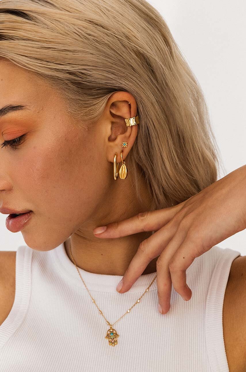 Ασημένια επιχρυσωμένα σκουλαρίκια ANIA KRUK ARIEL SJDKS0280Z φωτογραφία