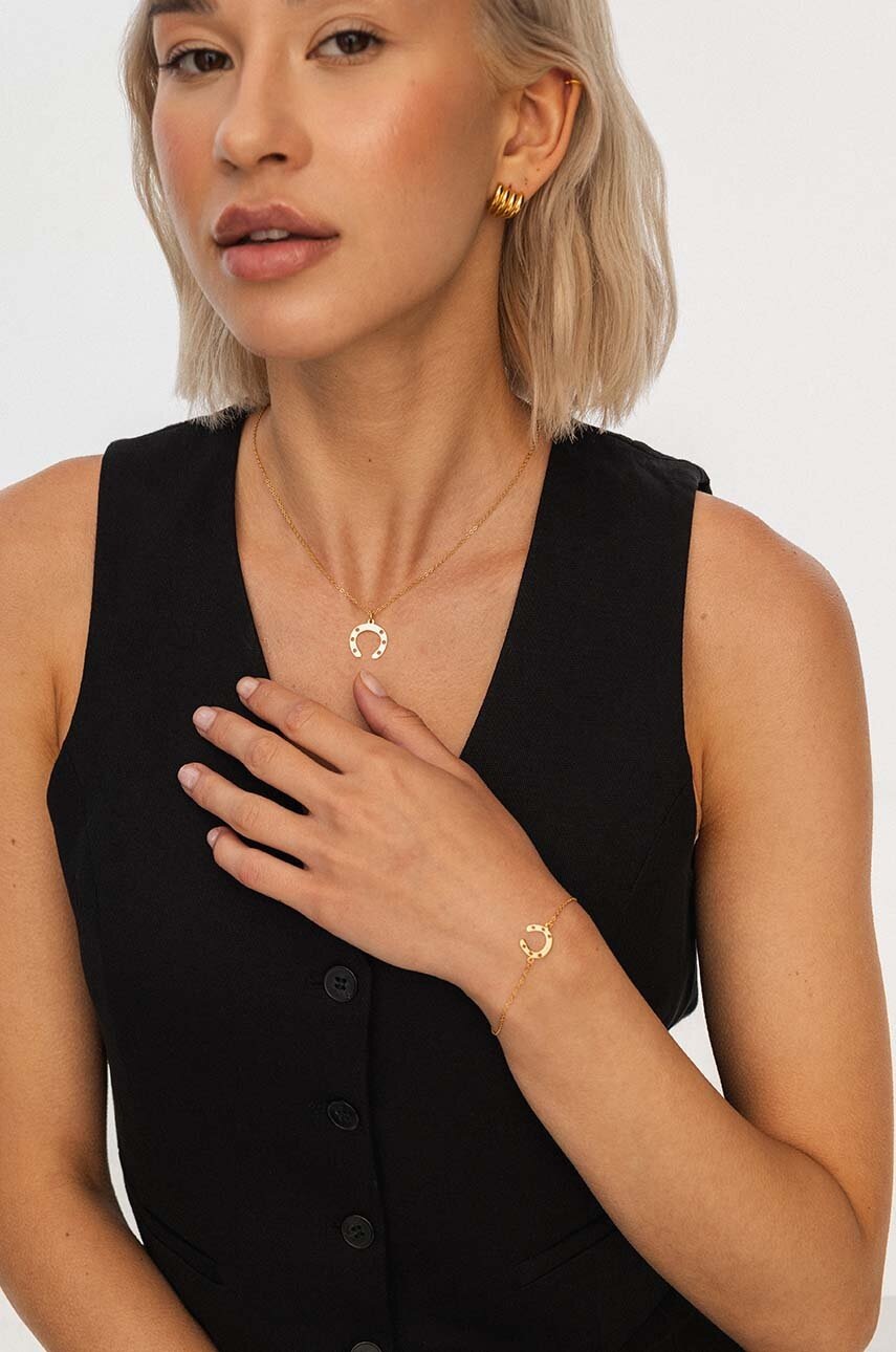 Κολιέ από επιχρυσωμένο ασήμι ANIA KRUK BELIEVE SJDNS0270Z φωτογραφία