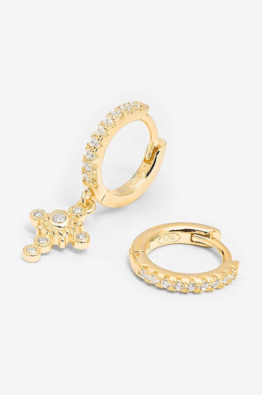 Ασημένια επιχρυσωμένα σκουλαρίκια ANIA KRUK GLAMOUR SMVKC1752Z φωτογραφία