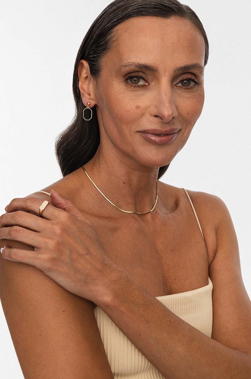 Ασημένια επιχρυσωμένα σκουλαρίκια ANIA KRUK MODERN SMVKE2451Z φωτογραφία