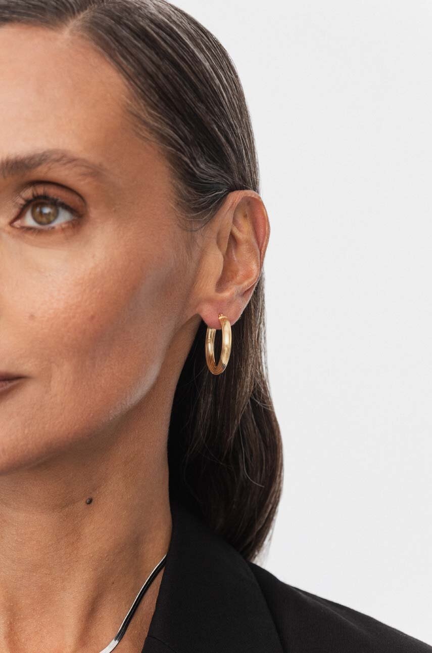 Ασημένια επιχρυσωμένα σκουλαρίκια ANIA KRUK TRENDY φωτογραφία