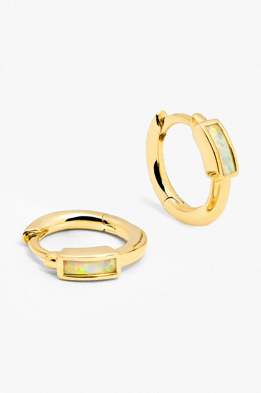 Ασημένια επιχρυσωμένα σκουλαρίκια ANIA KRUK DUO SMRKY1339Z φωτογραφία