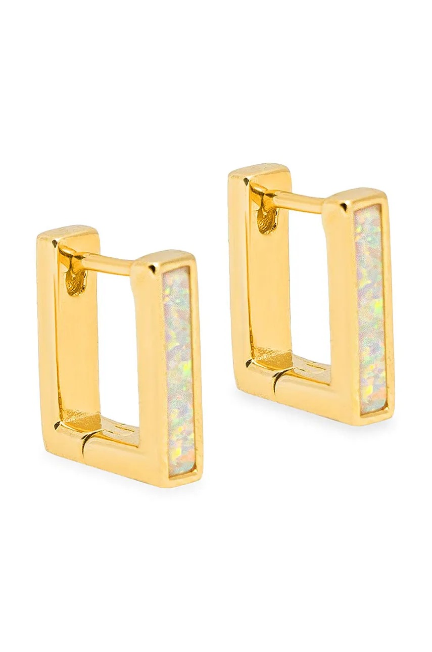 ANIA KRUK Ασημένια επιχρυσωμένα σκουλαρίκια ANIA KRUK DUO SMRKY1349Z