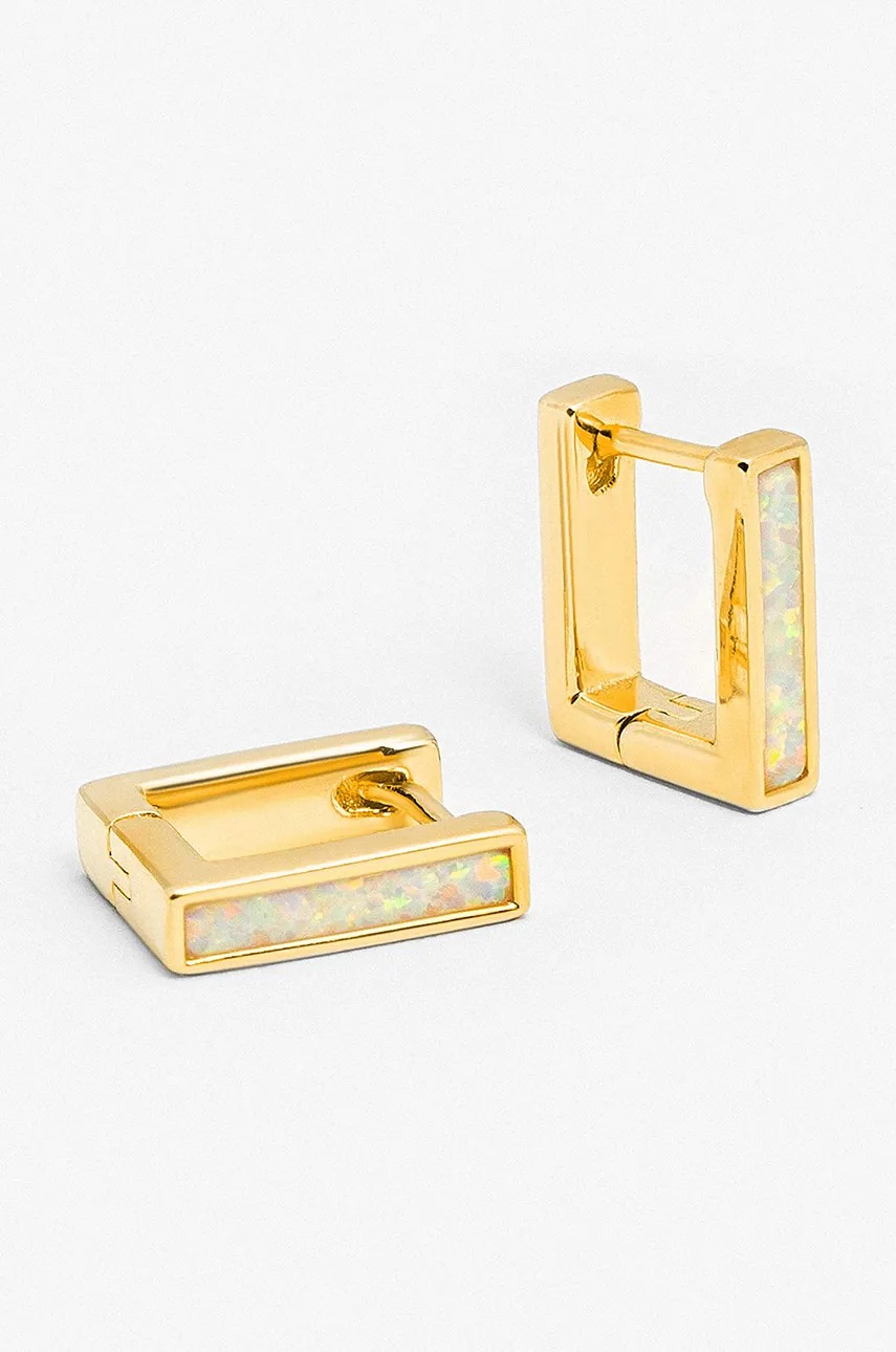 Ασημένια επιχρυσωμένα σκουλαρίκια ANIA KRUK DUO SMRKY1349Z φωτογραφία