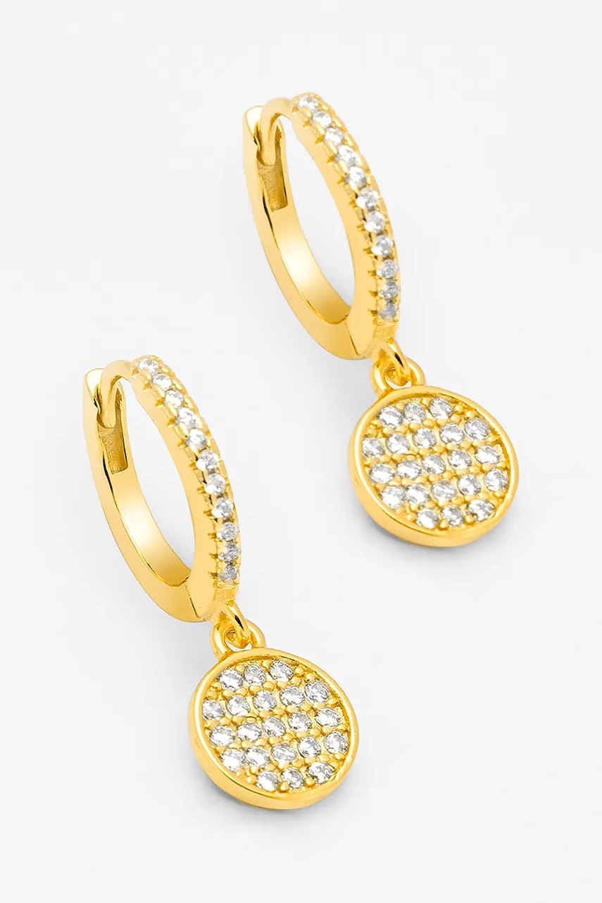 Ασημένια επιχρυσωμένα σκουλαρίκια ANIA KRUK GLAMOUR SMVKC1772Z φωτογραφία