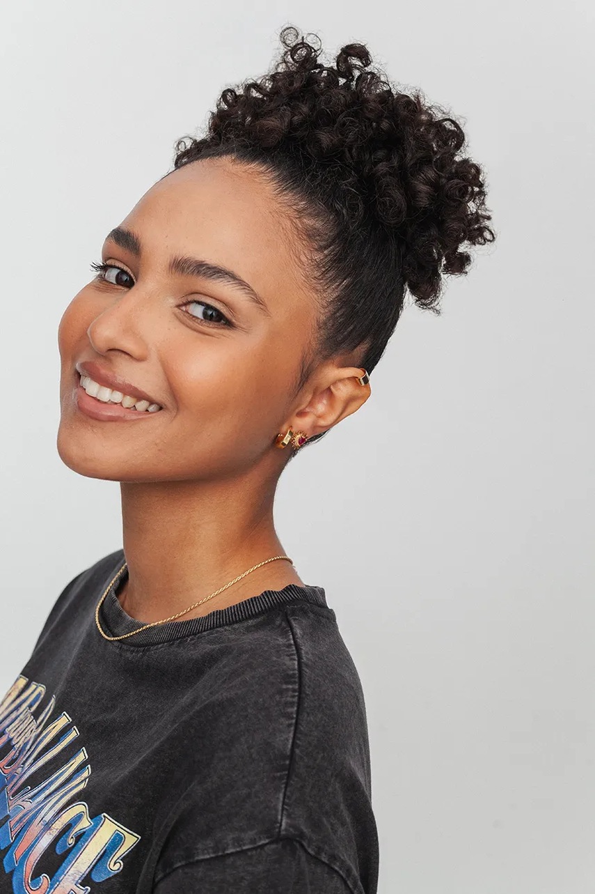 Ασημένια επιχρυσωμένα σκουλαρίκια ANIA KRUK ROMANTICA φωτογραφία