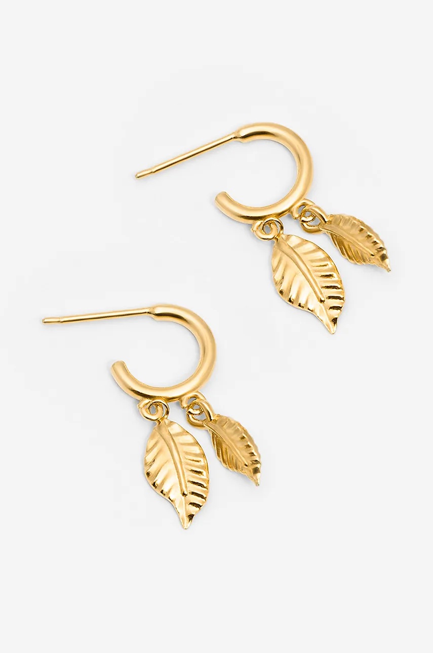 Ασημένια επιχρυσωμένα σκουλαρίκια ANIA KRUK HIPPIE SMVKS2510Z φωτογραφία