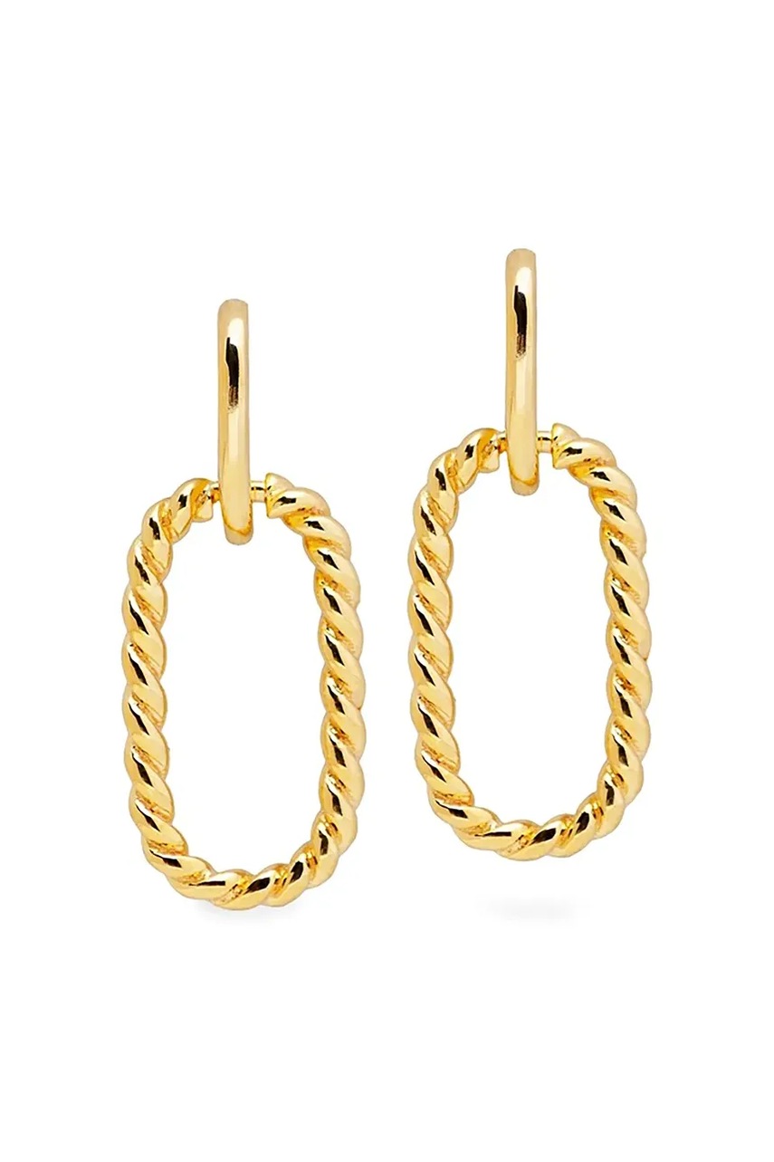 ANIA KRUK Ασημένια επιχρυσωμένα σκουλαρίκια ANIA KRUK TRENDY SGCKS0670Z