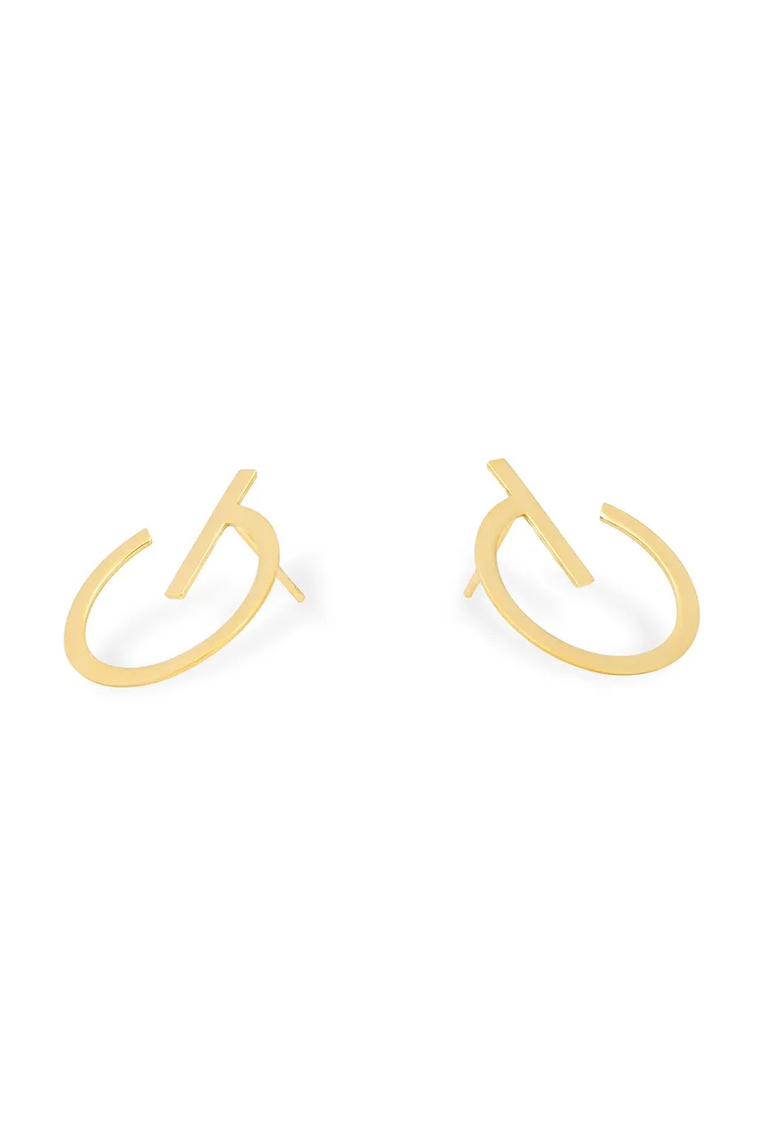 ANIA KRUK Ασημένια επιχρυσωμένα σκουλαρίκια ANIA KRUK TRENDY SLTKS3240Z