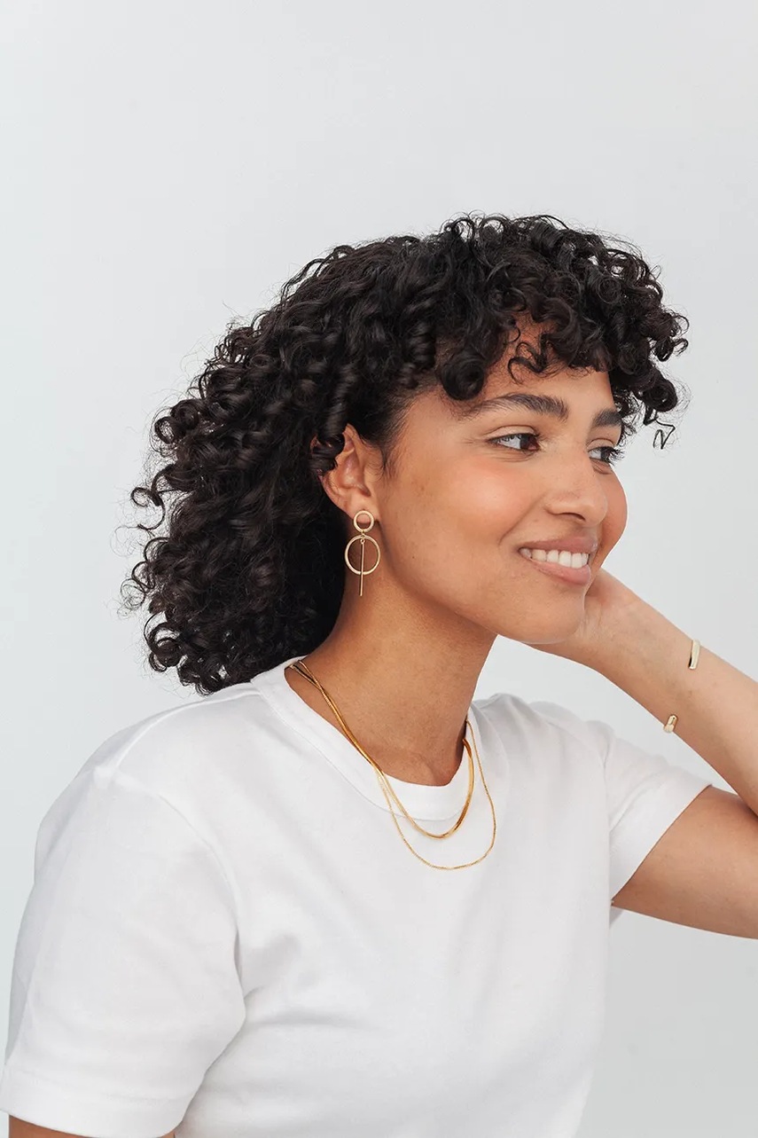 Ασημένια επιχρυσωμένα σκουλαρίκια ANIA KRUK TRENDY SLTKS3250Z φωτογραφία