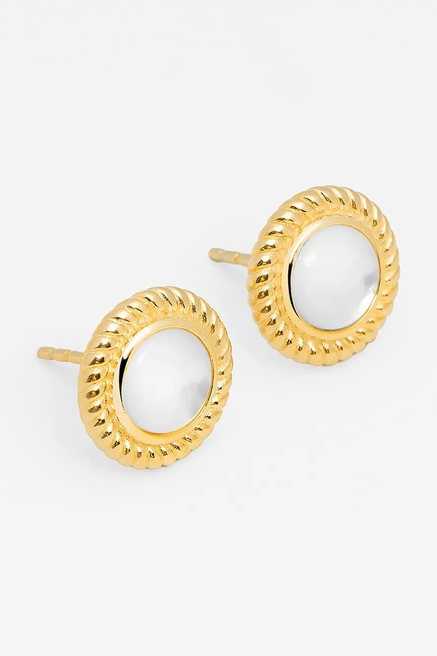 Ασημένια επιχρυσωμένα σκουλαρίκια ANIA KRUK VENUS SMVKP1722Z φωτογραφία