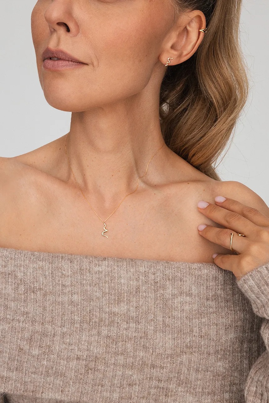 Χρυσό κολιέ ANIA KRUK SOFT ZALNZ1260 φωτογραφία