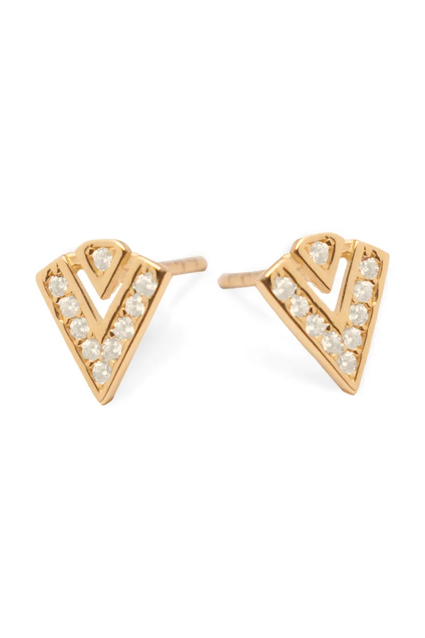 ANIA KRUK Χρυσά σκουλαρίκια ANIA KRUK GLOW ZEMKC2612