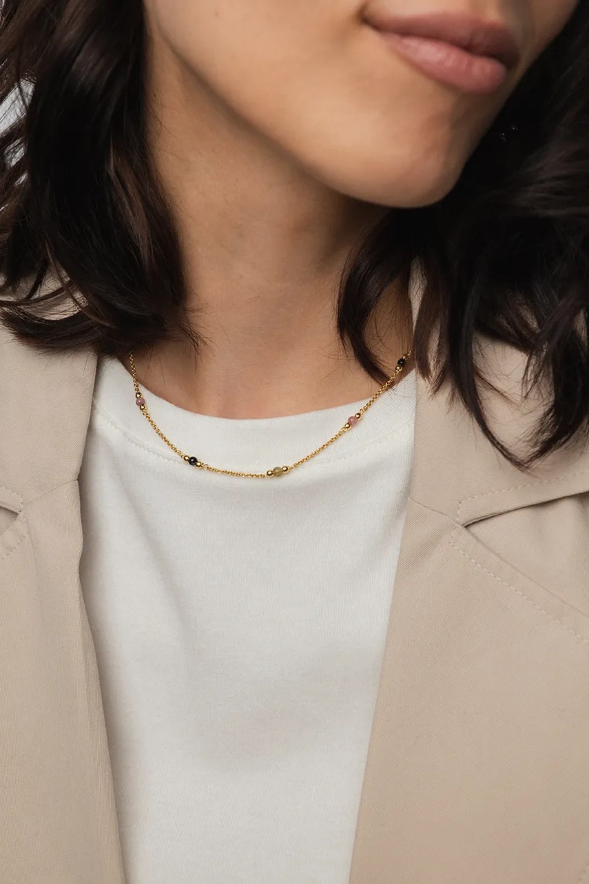 Επιχρυσωμένο ασημένιο κολιέ ANIA KRUK DUO SMINN0859Z φωτογραφία