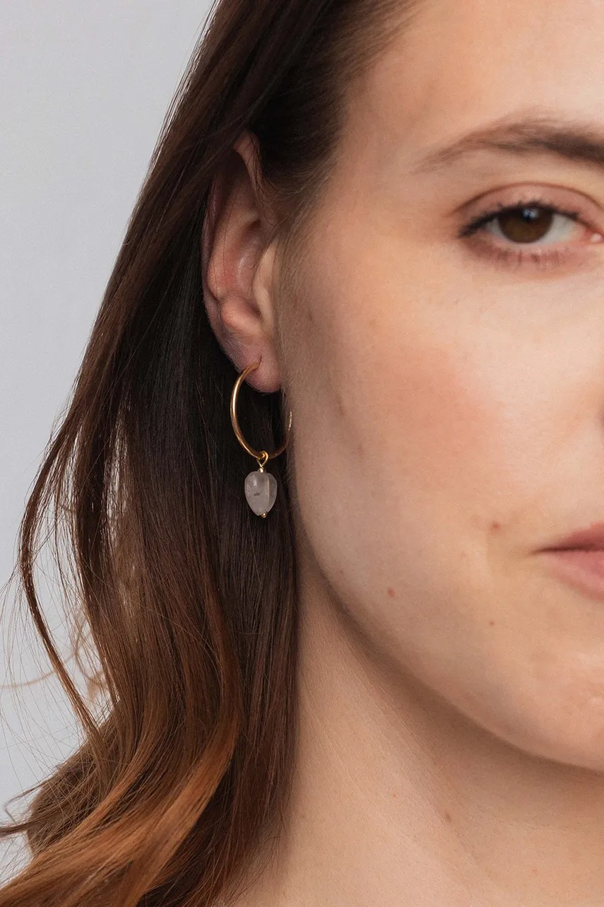 Ασημένια επιχρυσωμένα σκουλαρίκια ANIA KRUK SUMMER SAKKN2918Z φωτογραφία